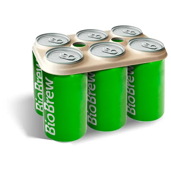 6-Pack Plant Fibre Beer Ring Holder