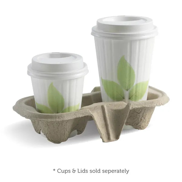 2-Cup Pulp BioCup Tray