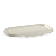 750 & 1,000ml White Plant Fibre Takeaway Lid