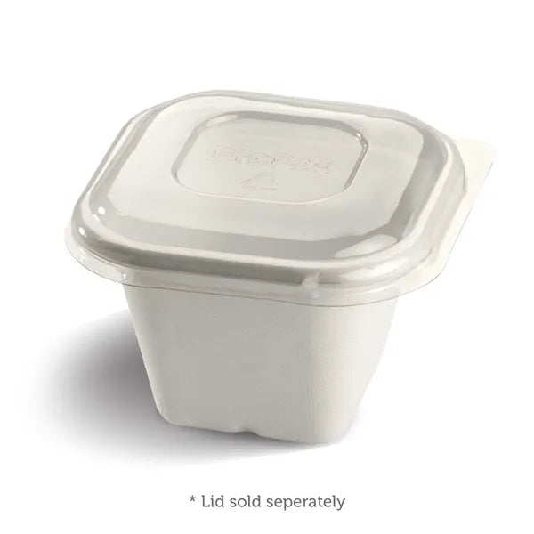 630ml White Plant Fibre Takeaway Base