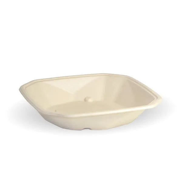 500ml Natural Plant Fibre Octa Takeaway Base