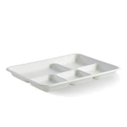 5-Compartment Plant Fibre Tray