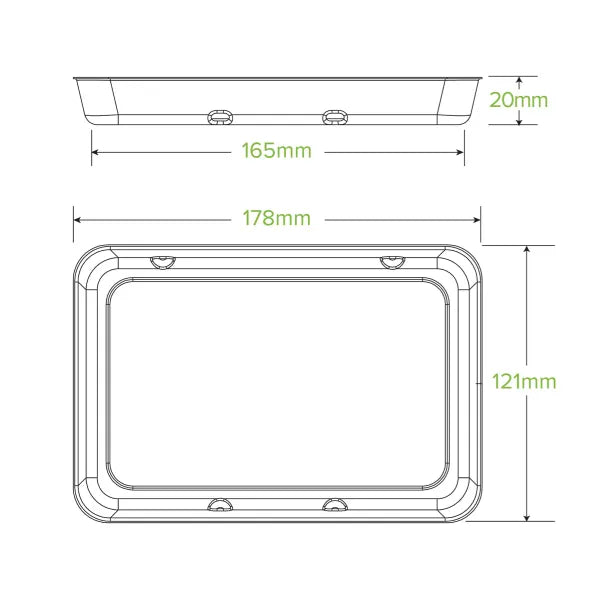 480g Plant Fibre Produce Tray
