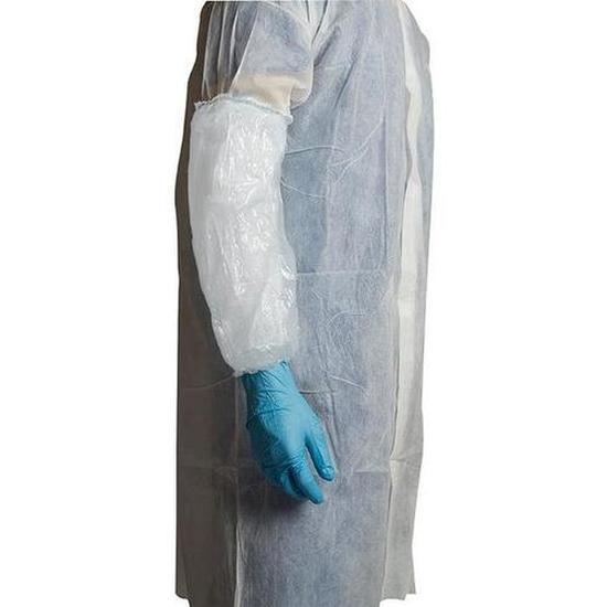 Bastion Plastic Sleeve Protector - White - Cafe Supply