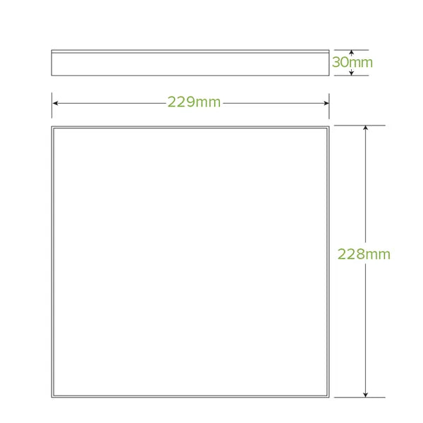 Small BioBoard Catering Tray Lid
