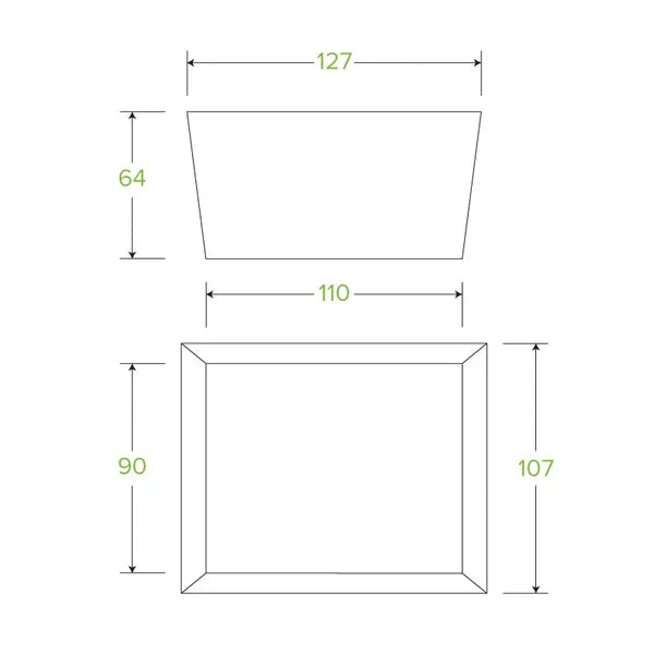 Small BioBoard Lunch Box - Cafe Supply