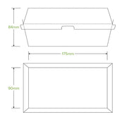 Regular Snack BioBoard Box - Cafe Supply
