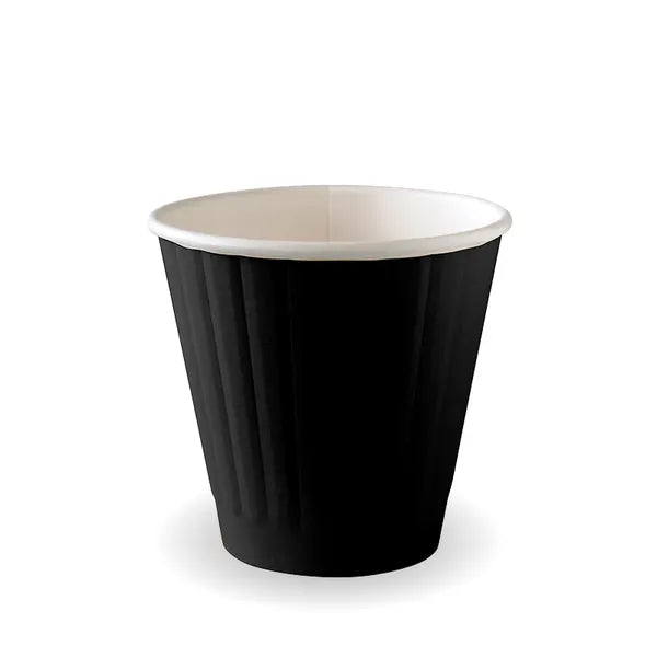 295ml / 8oz (90mm) Black Double Wall BioCup