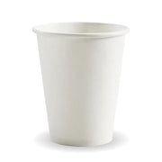280ml / 8oz (80mm) White PHA Single Wall BioCup