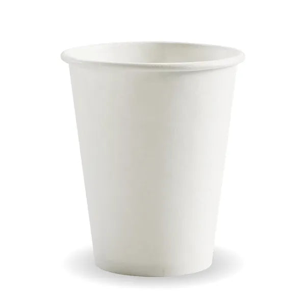 280ml / 8oz (80mm) White PHA Single Wall BioCup