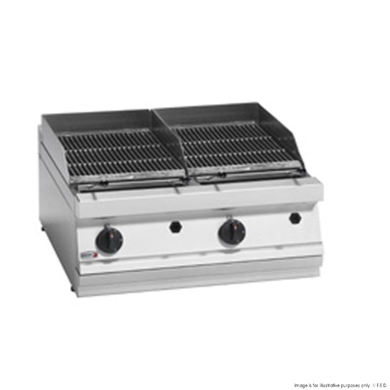 Fagor 700 series - LPG charcoal 2 grid grill BG7-10LPG