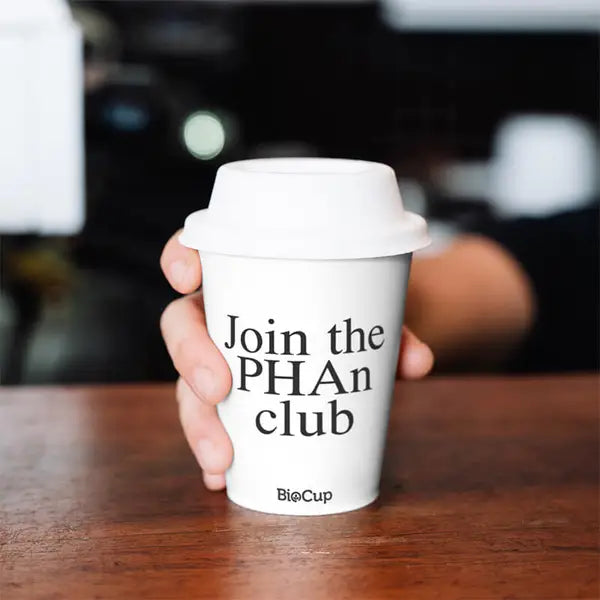 280ml / 8oz (80mm) White PHA Single Wall BioCup