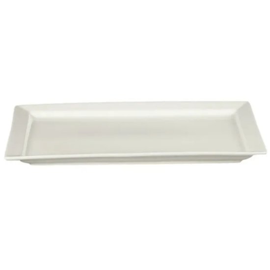 Bistro Rect Platter 36.5X18X1.8Cm Cream - Cafe Supply