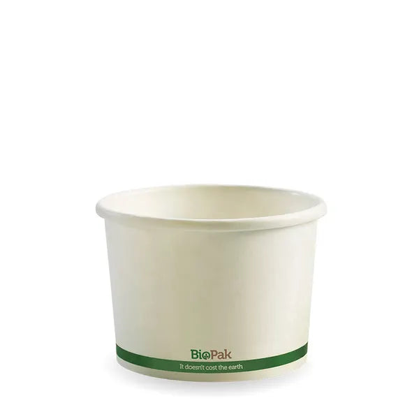 250ml / 8oz White BioBowl - Cafe Supply