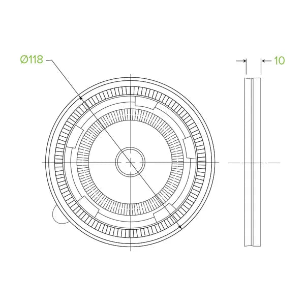 430-950ml / 12-32oz PP BioBowl Lid