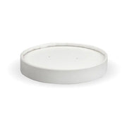 250ml / 8oz White Paper BioBowl Lid
