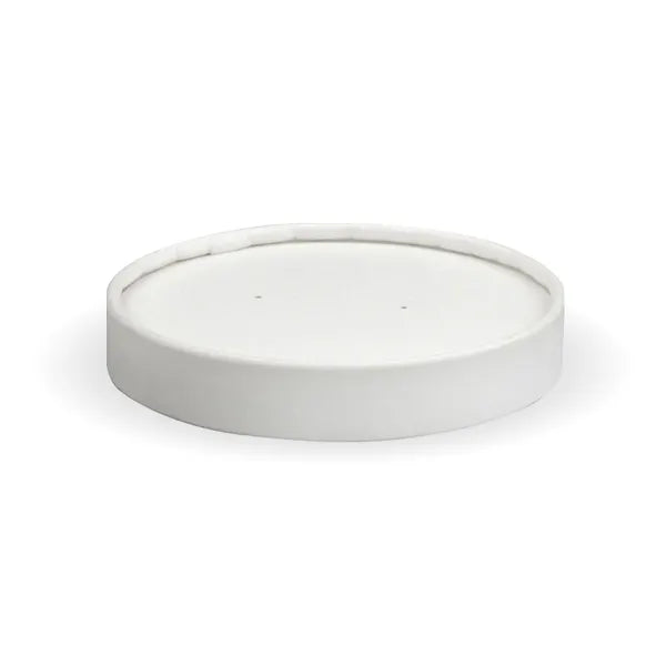 250ml / 8oz White Paper BioBowl Lid