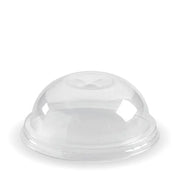60-280ml Dome Clear BioCup Lid - Cafe Supply