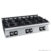 Bench Top 6 Gas Burners – C-G760H - Cafe Supply