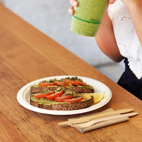 18cm / 7" Round Plant Fibre Plate