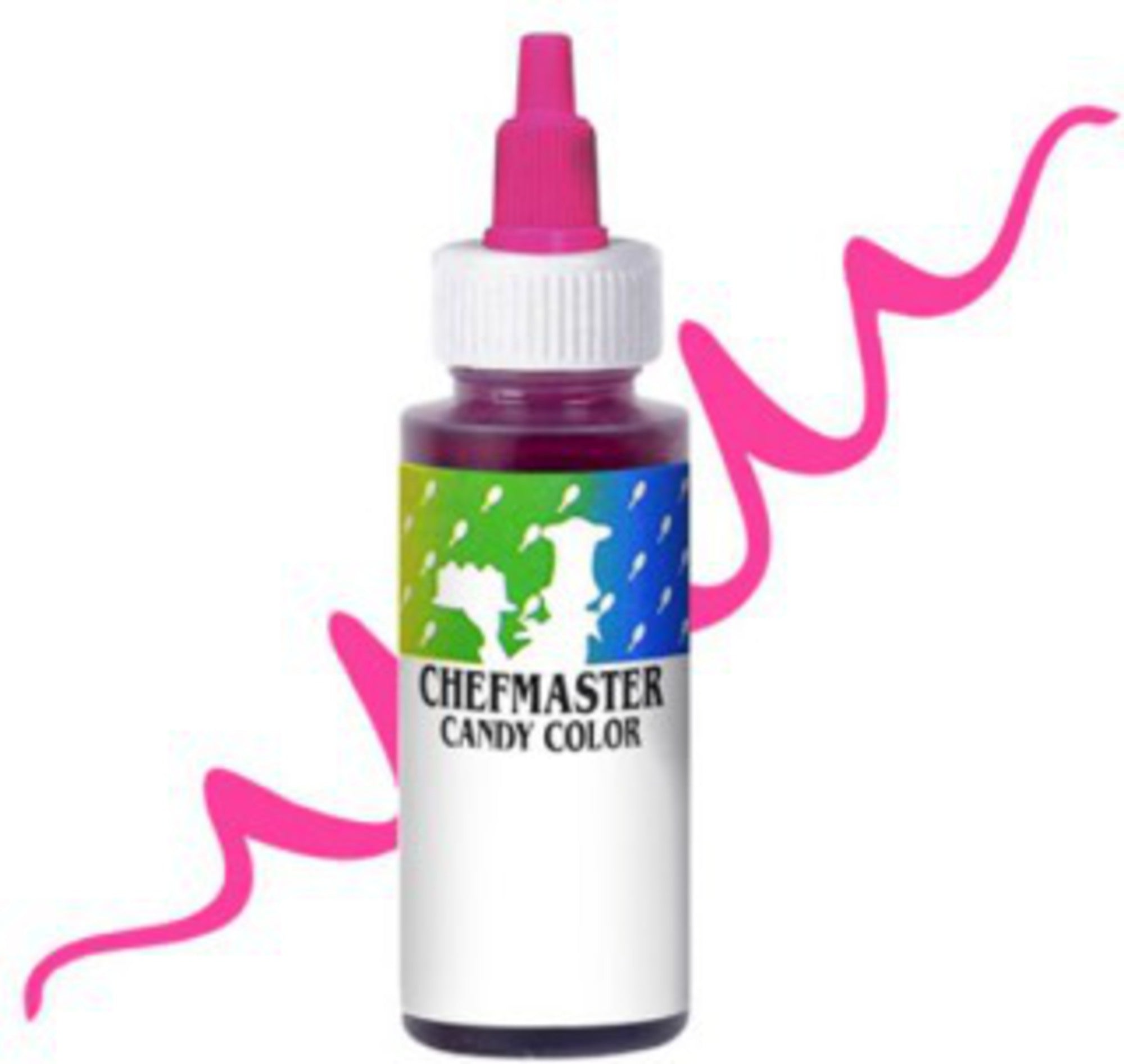 Chefmaster Liquid Candy Colour Pink 2oz - 8 LEFT - Cafe Supply