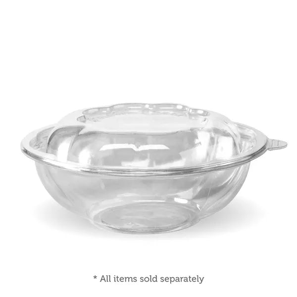 840ml / 24oz Clear Salad BioBowl - Cafe Supply