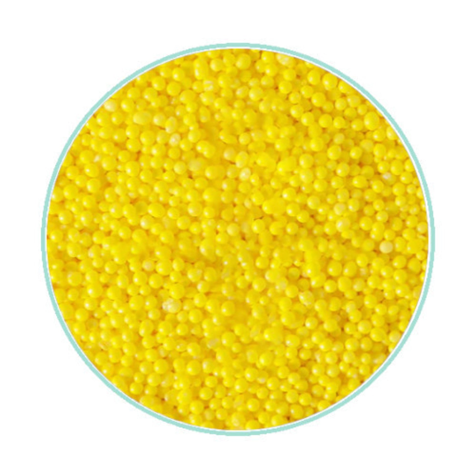 Non Pareils Sprinkles (100s & 1000s) Yellow (1kg bag) - Cafe Supply