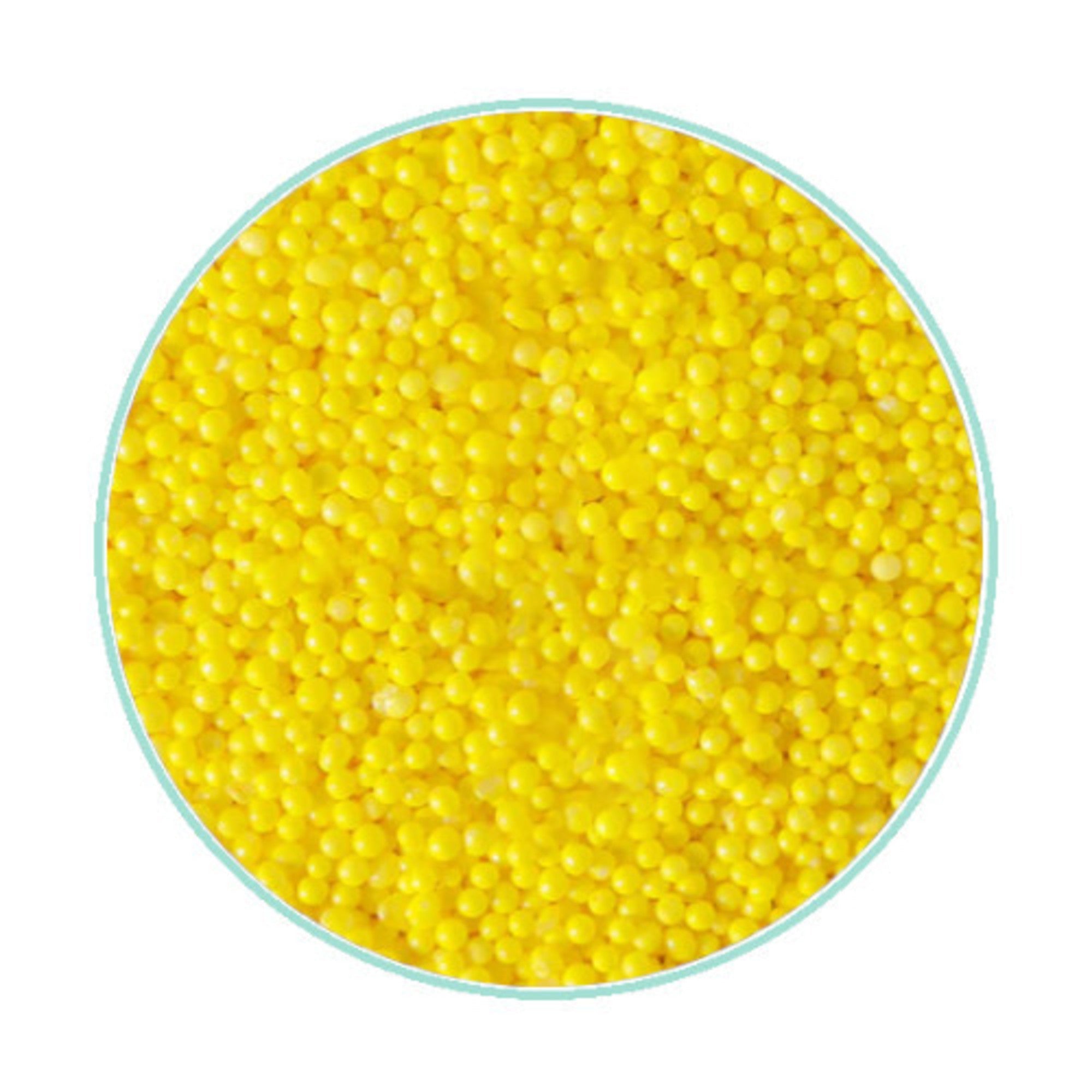 Non Pareils Sprinkles (100s & 1000s) Yellow (1kg bag) - Cafe Supply