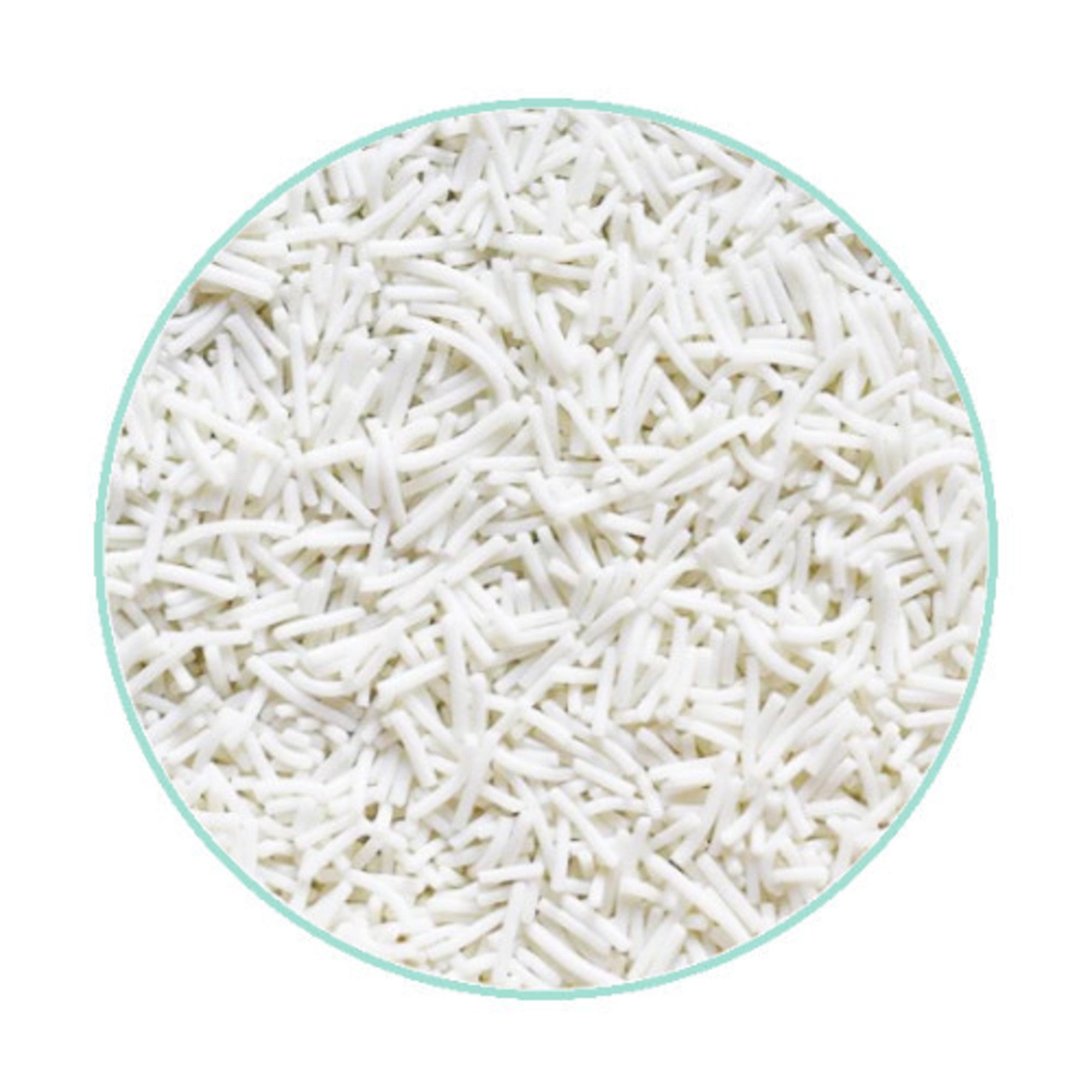 Sprinkles White (1kg bag) - Cafe Supply