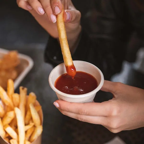 120ml Natural Plant Fibre Sauce BioCup