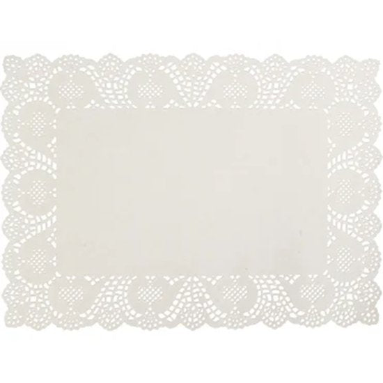Enviroboard Lace Doyley, Rectangular - Cafe Supply