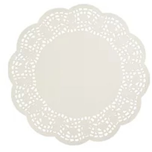 Enviroboard Lace Doyley, Round - Cafe Supply