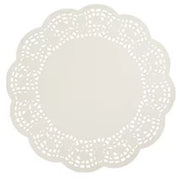 Enviroboard® Lace Doyley, Round - Cafe Supply