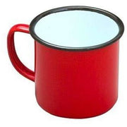 FALCON MUG ENAMELWARE RED 8CM 284ML - Cafe Supply