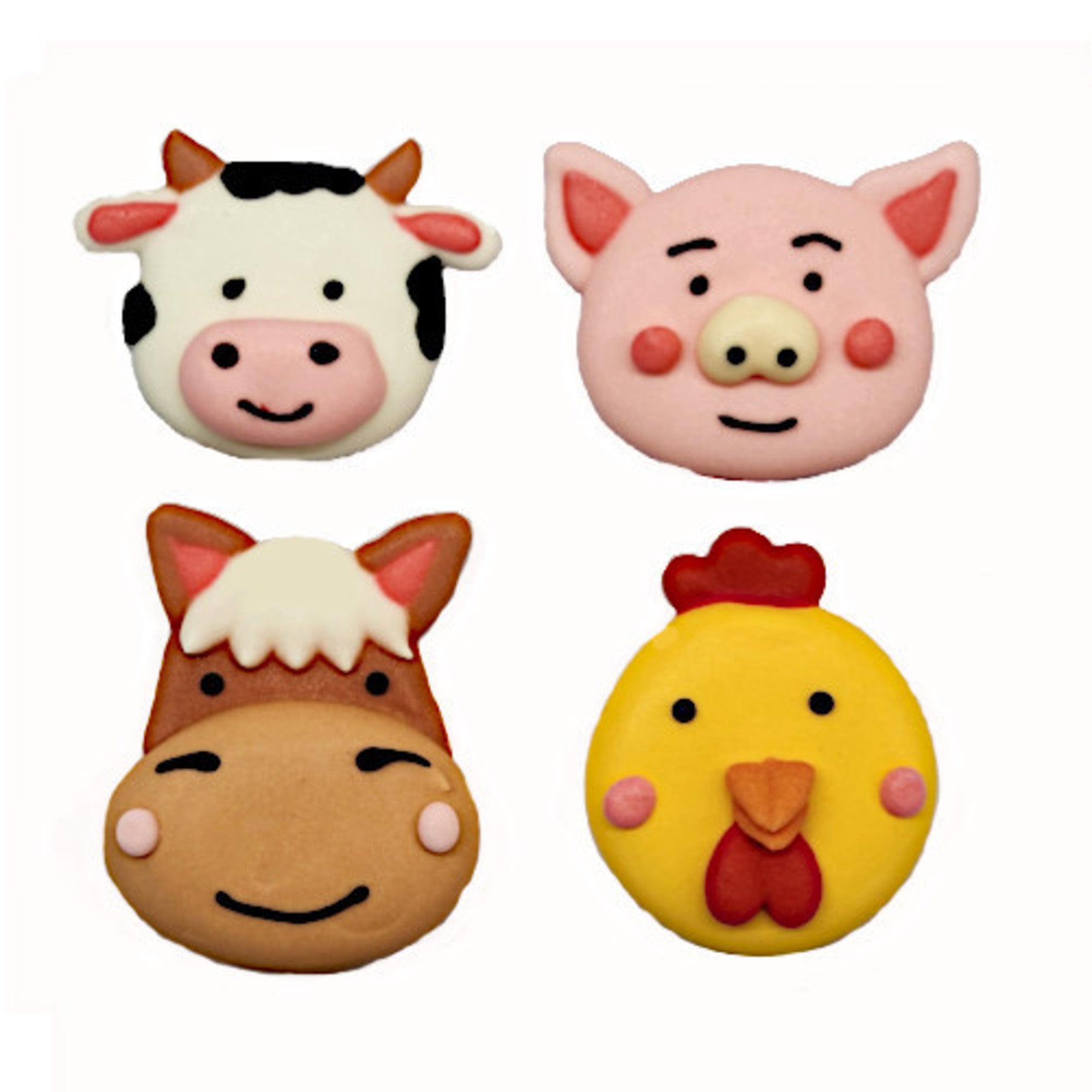 Farm Animals Assorted 38mm (60) - Cafe Supply