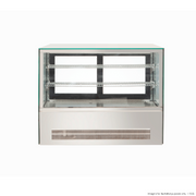 Counter top square glass cold food display - GN-900RT - Cafe Supply