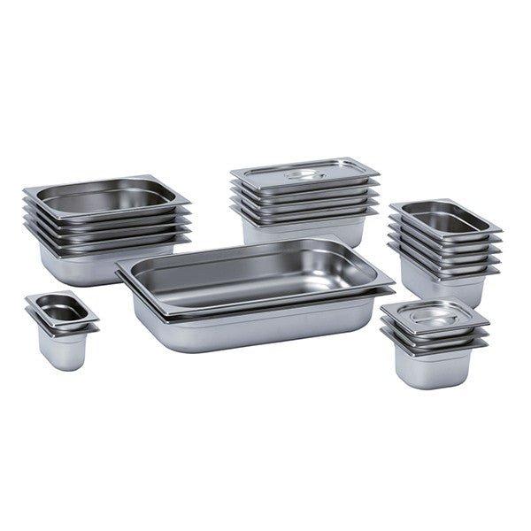 GN PANS (201 STAINLESS STEEL) 265X162X40|MIXRITE 14040 - Cafe Supply