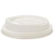 Green Choice CPLA Hot Cup Lid 8oz/12oz/16oz White - Cafe Supply