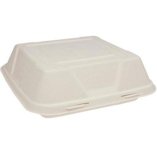 Green Choice Sugar Cane Square Clamshell - Cafe Supply