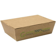 Green Choice Take Away Box Kraft PLA - Large - Cafe Supply