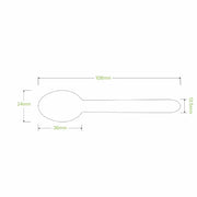 10cm Wood Teaspoon - Cafe Supply