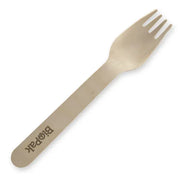 16cm Wood Fork - Cafe Supply