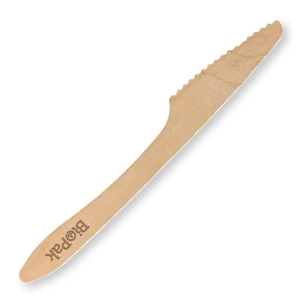 19cm Coated Wood Knife - Cafe Supply