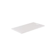 Chef Inox Cutting Board Polyethylene White with Handle 400x250x12mm