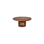 Chef Inox Chef Inox Serve Round Cake Stand Pilar Acacia 300x140mm