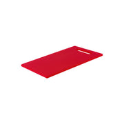 Chef Inox Cutting Board Polyethylene Red with Handle 450x300x12mm