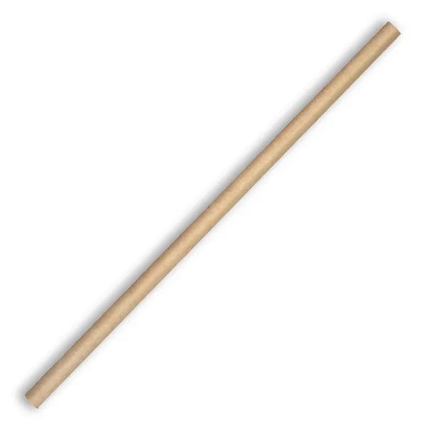 6mm Regular Kraft BioStraw - Cafe Supply