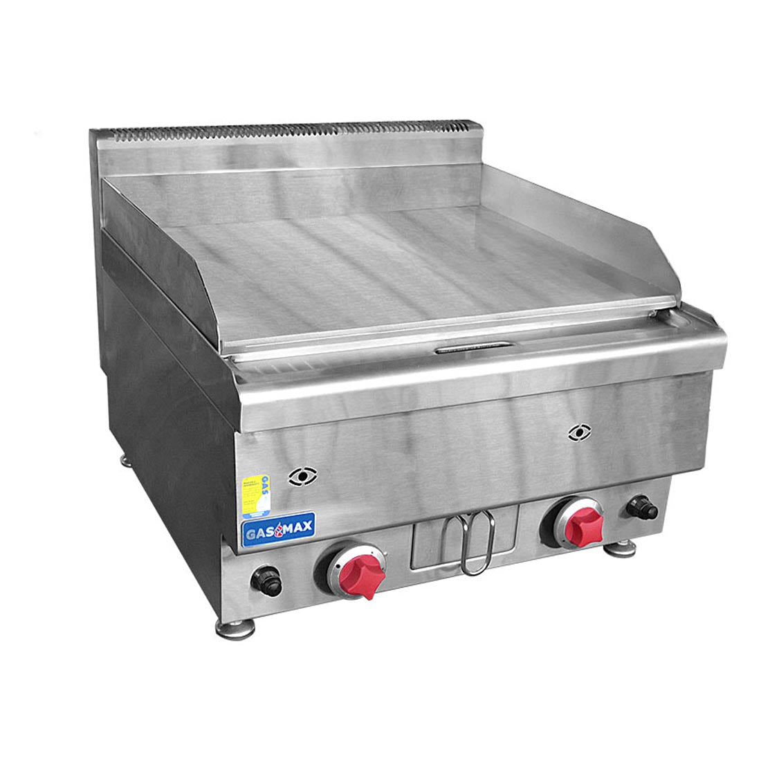 JUS-TRG60ULPG GASMAX Benchtop 2 Bunner Griddle 600mm - Cafe Supply