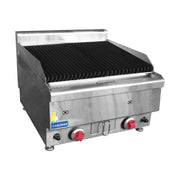 JUS-TRH60 GASMAX Benchtop 2 Burner Chargrill - Cafe Supply