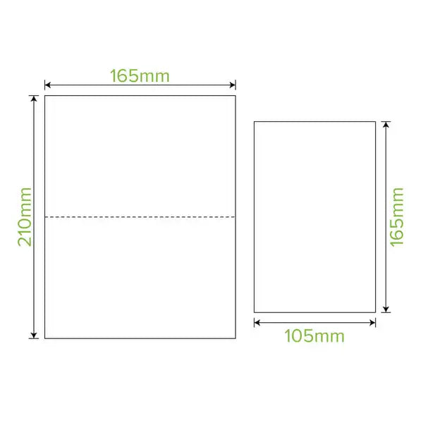 Single Saver 2-Ply Quilted White BioDispenser Napkin